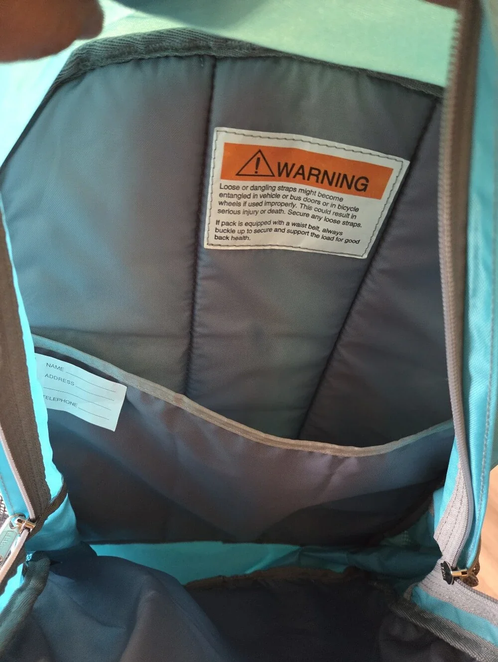 L.L.Bean Turquoise Deluxe Backpack